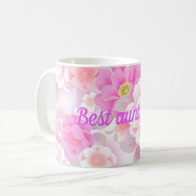 Bästa moster någonsin kaffemugg (Framsida vänster)
