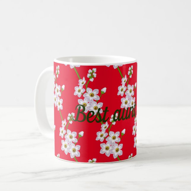 Bästa moster någonsin kaffemugg (Framsida vänster)