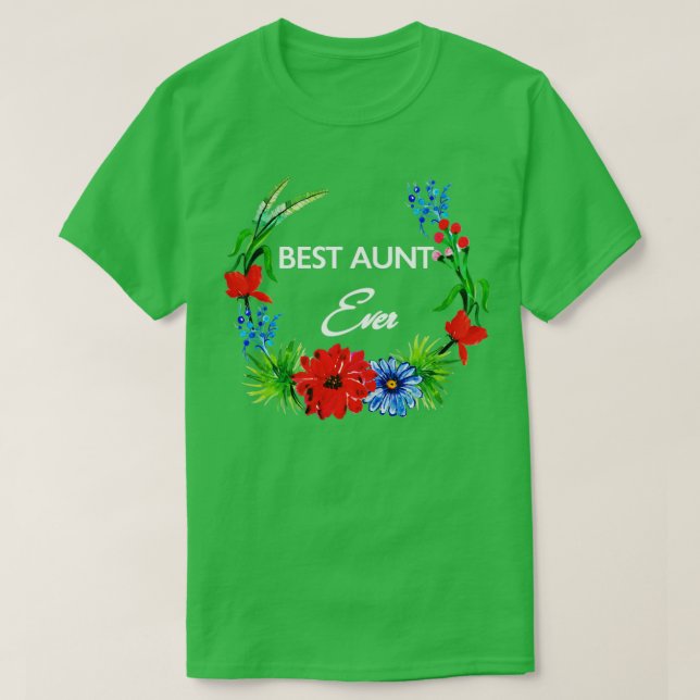 Bästa moster någonsin t shirt (Design framsida)