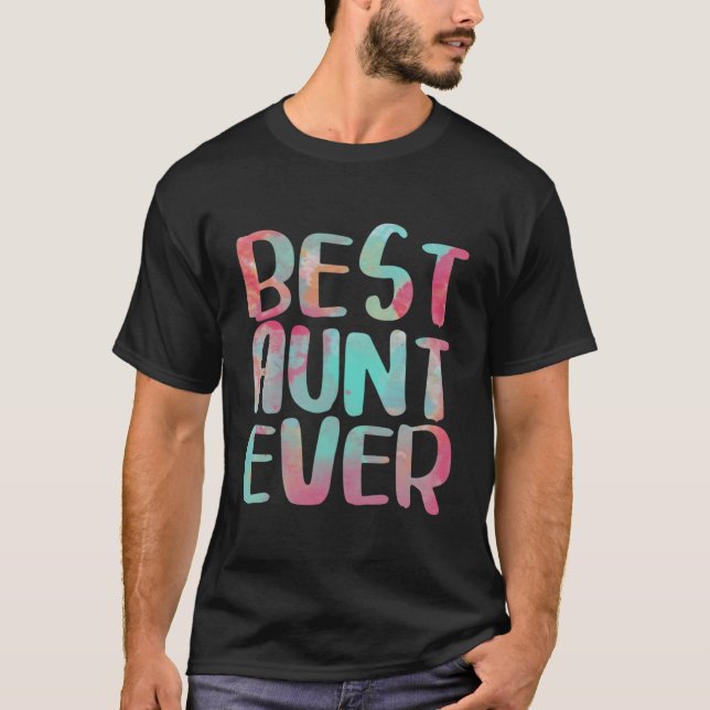 Bästa Moster någonsin T-Shirt Auntie Gift Shirt (Framsida)