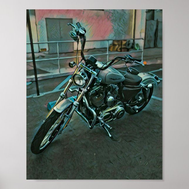 Bästa motorcyklistpresenter poster (Framsidan)