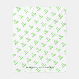Bästa någonsin Grandpa Blanket - Anpassningsbar Gi Fleecefilt