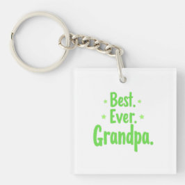 Bästa någonsin Grandpa Keychain - Anpassningsbar G