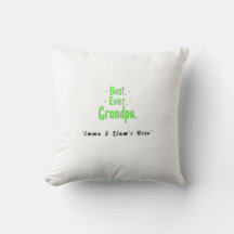 Bästa någonsin Grandpa Pillow - Heartfilt Gift åt