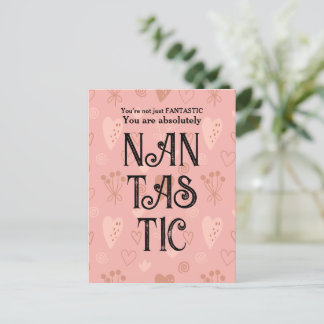 Bästa nan födelsedag  vykort