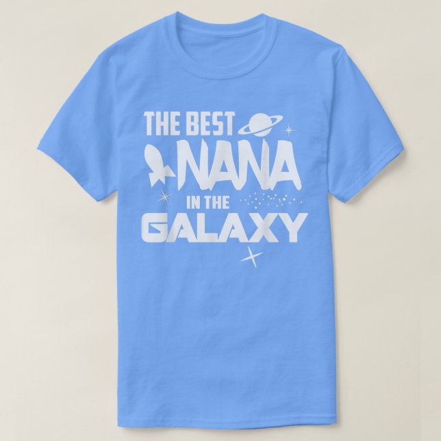 Bästa Nana i Galaxy Shirt - Sci-Fi Gift te T (Design framsida)