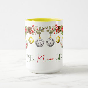 Bästa Nana-julhelgen Boll Garland Mugg