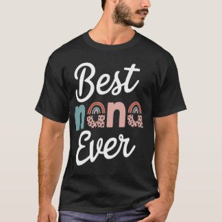Bästa Nana-mönster Rolig farmor mormor mamma T Shirt