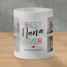 Bästa Nana någonsin 8-foto Kaffemugg