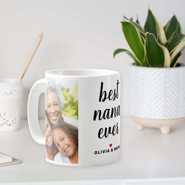Bästa Nana Någonsin Foto Kaffemugg (Skapare uppladdad)