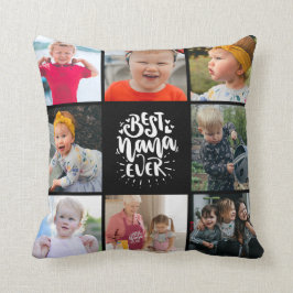 Bästa Nana Någonsin Mormor  Fotokollage  Kudde