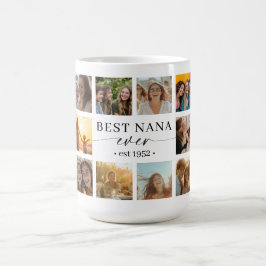 Bästa nanna någonsin fotokollektion kopp present