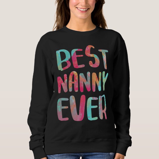 Bästa Nanny nånsin Mor S-dagen T Shirt (Framsida)