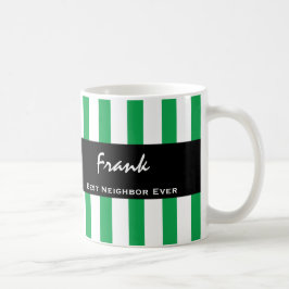 Bästa NEIGHBOR någonsin-Randens anpassade namn V10 Kaffemugg