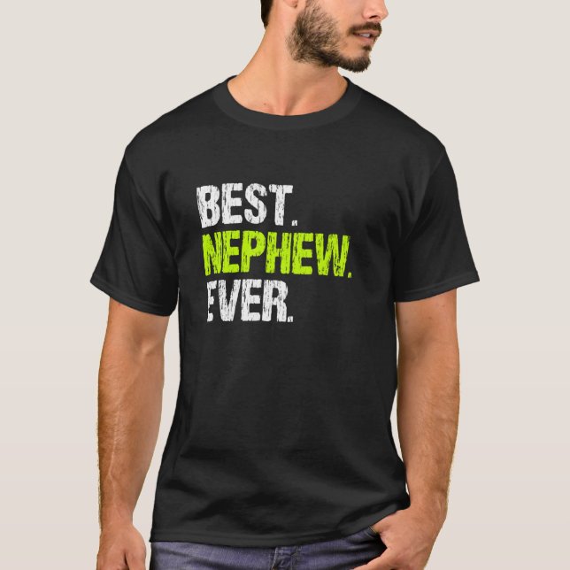 Bästa Nephew någonsin Coola-funny Pullover T Shirt (Framsida)