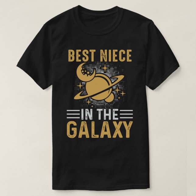 BÄSTA NIECE i Galaxy T Shirt (Design framsida)