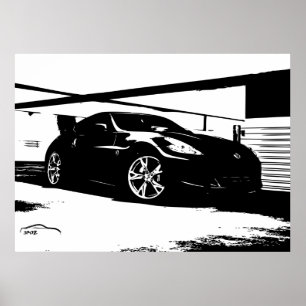 Bästa Nissan 370Z tak Poster