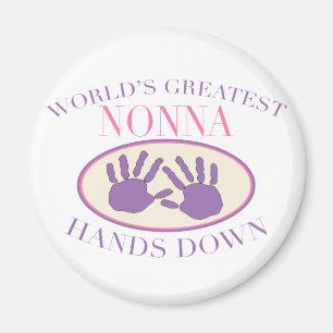 Bästa Nonna Förhands t-shirt Magnet