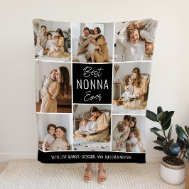 Bästa NONNA någonsin Anpassningsbar Fleece Blanket