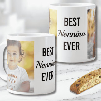 Bästa Nonnina Någonsin Anpassad Fotos Mugg Jumbo Mugg