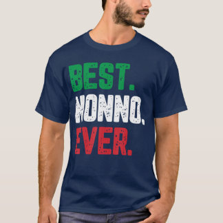 Bästa Nonno Någonsin Familj Roligt Coola familjen T Shirt