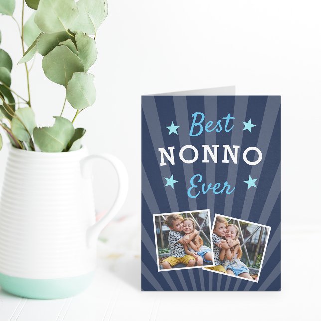Bästa Nonno någonsin | Fars dagars foto Kort (Skapare uppladdad)