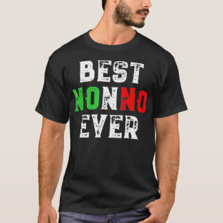Bästa Nonno någonsin - Italienska morfar T Shirt
