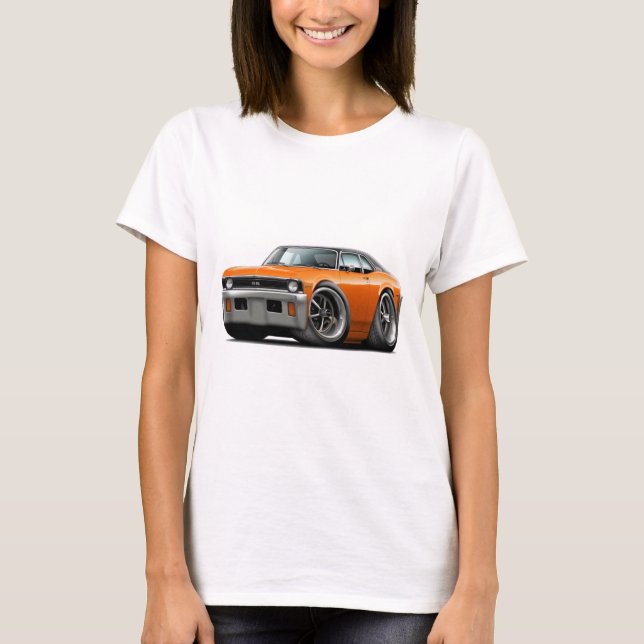 Bästa NovaOrange-Svart 1971-72 Tee Shirt (Framsida)
