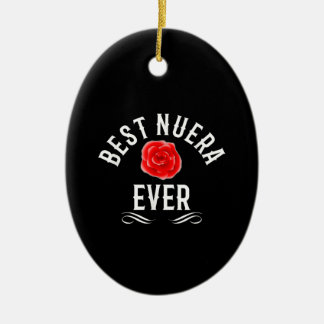 Bästa nuera någonsin spanska dotter i juridik julgransprydnad keramik