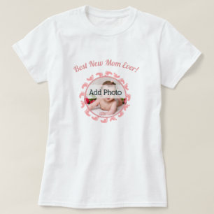 Bästa nya mamma/Mor-familjfoto flicka T Shirt
