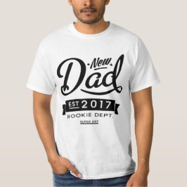 Bästa nya pappa 2017 tee shirt