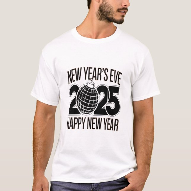 Bästa nyårskjorta 2025 för jul t shirt (Framsida)