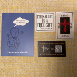 Bästa nyheter någonsin John 3:16 Gospel Tract Visitkort