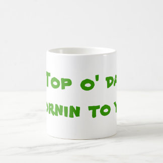Bästa oda-mornin till yaen! kaffemugg