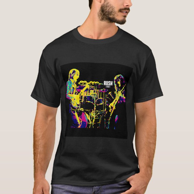 Bästa-Omslags-Rush-Band T Shirt (Framsida)