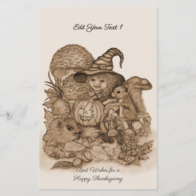 Bästa Önskemål för ett Happy thanksgiving Flygblad (Framsidan)