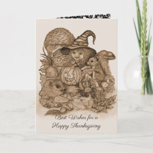 Bästa Önskemål för ett Happy thanksgiving Kort