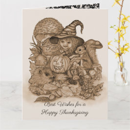 Bästa Önskemål för ett Happy thanksgiving Kort