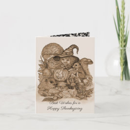 Bästa Önskemål för ett Happy thanksgiving Kort