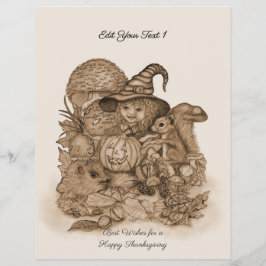 Bästa Önskemål för ett Happy thanksgiving Reklamblad