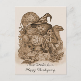 Bästa Önskemål för ett Happy thanksgiving Vykort