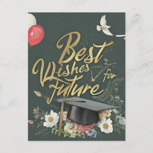 Bästa önskemål för framtiden vykort (Framsida)