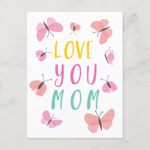 Bästa önskemål för underbara mamma vykort