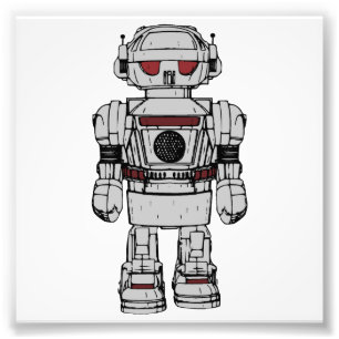 Bästa Önskemål från Leksak Robot med atomkraft Fototryck