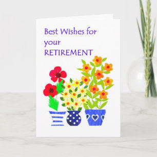 Bästa Önskemål-kort för pension - Blomström Kort