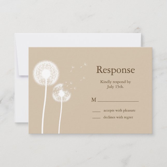 Bästa Önskemål! OSA (brun) Kort (Framsida)