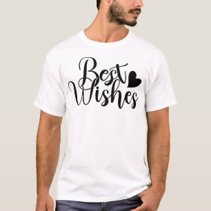 "Bästa Önskemål-text T-skirt Motivational Gift T Shirt