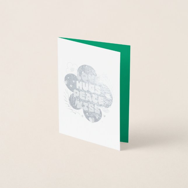 Bästa önskningar. folierat kort (Framsida)