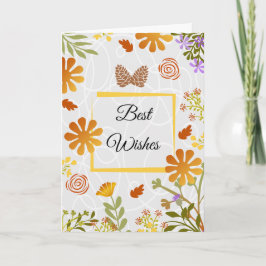 Bästa önskningar  kort