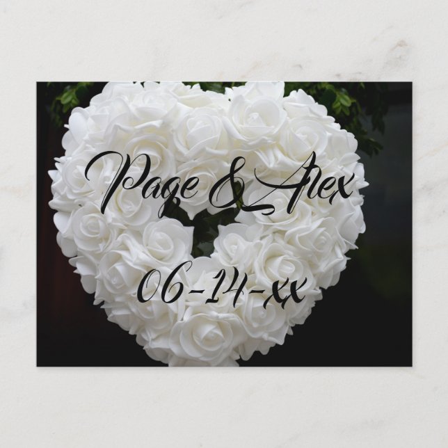 Bästa önskningar Nygifta Bröllops Öde Ödets Ö Vykort (Framsida)